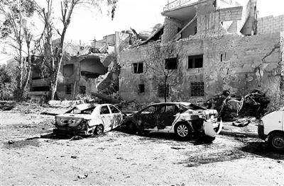 多枚炮弹在叙油气厂爆炸，现场燃起大火，极端武装连续发起攻击