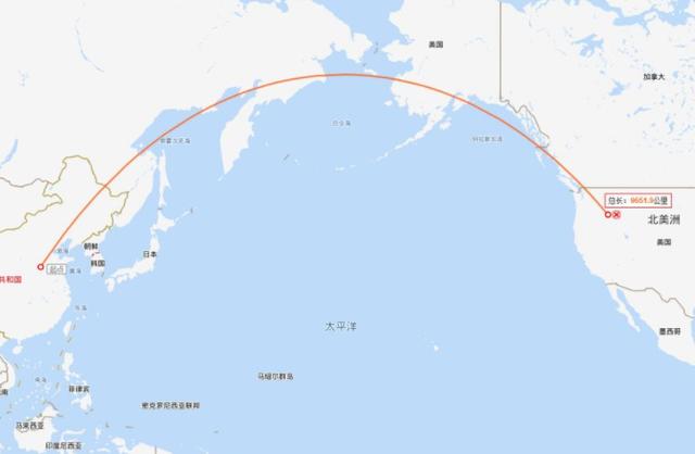 中国飞美国的飞机为什么都要绕道北极，为什么不直接横跨太平洋
